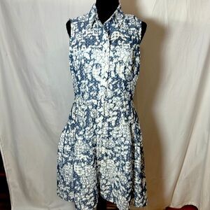 Betsy Johnson shirt dress sleeveless size 8